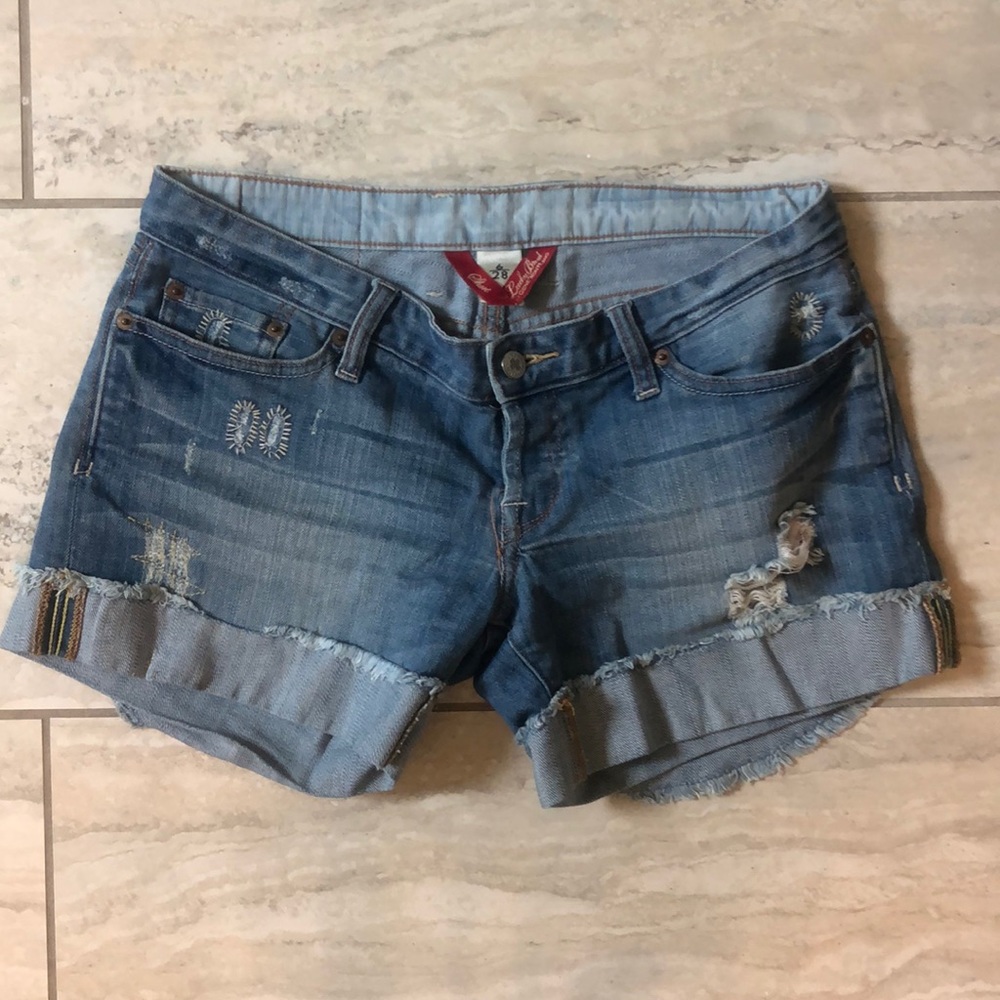 Lucky brand distressed shorts